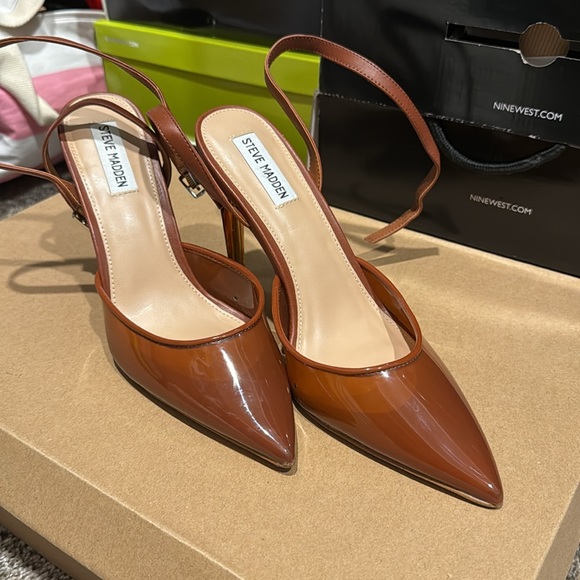 Steven Madden Alessi strappy heels. Tan size 10 - Picture 2 of 3